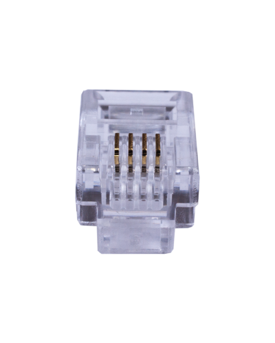 Коннекторы 4P4C (RJ-11) (100шт) (10-0229). Телефонный разъем 4P4C (RJ-11). SUPRLAN в Камышине