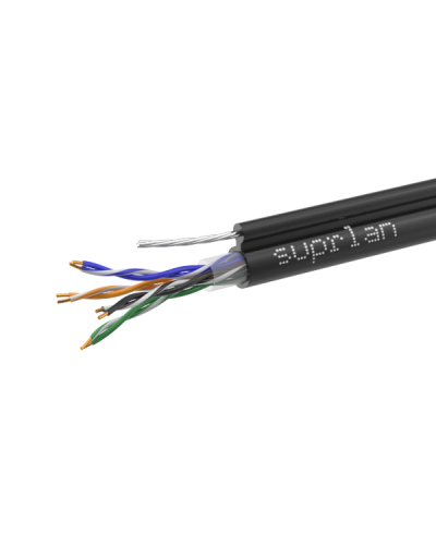 UTP Cat.5e 4x2xAWG24 Cu PE Outdoor T-FG8 (трос) Standard (01-0322-1). Кабель «витая пара» (LAN) для структурированных систем связи. SUPRLAN в Камышине