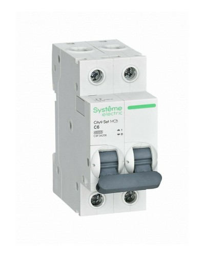 City9 Set 2P 6А 4.5kA С (C9F34206). Автоматический выключатель. Systeme Electric в Камышине