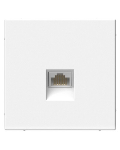 ArtGallery розетка RJ45, кат. 6Е, скрытой установки, механизм, белый (GAL000186). Розетка компьютерная. Systeme Electric в Камышине