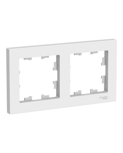 AtlasDesign рамка 2-местная универсальная, белый (ATN000102). Рамка. Systeme Electric в Камышине