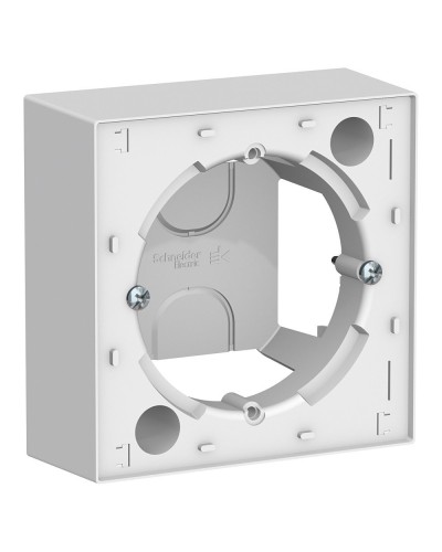 AtlasDesign коробка для наружного монтажа, белая (ATN000100). Коробка для наружного монтажа. Systeme Electric в Камышине