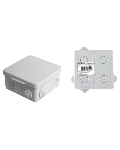 Коробка ОП 80х80х50мм, крышка, IP54, 7вх. (SQ1401-0512). Распаячная коробка. TDM ЕLECTRIC в Камышине