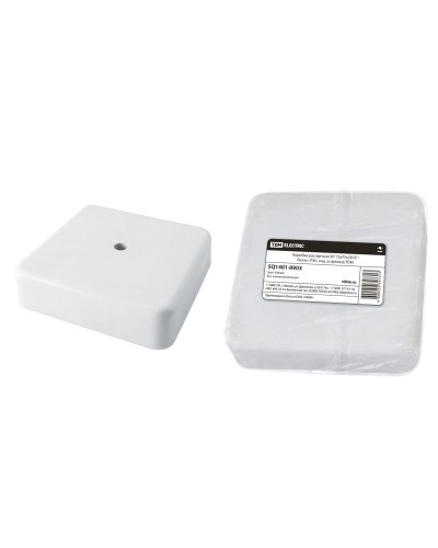 Коробка КР 75х75х20 ОП белая, IP40 (SQ1401-0903). Распаячная коробка. TDM ЕLECTRIC в Камышине