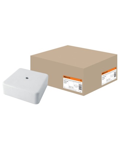 Коробка КР 50х50х20 ОП белая, IP40 (SQ1401-0201). Распаячная коробка. TDM ЕLECTRIC в Камышине