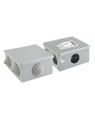 Распаячная коробка ОП 80х80х40мм, крышка, IP44, 6 вх. TDM (SQ1401-1235). Распаячная коробка ОП. TDM ЕLECTRIC в Камышине