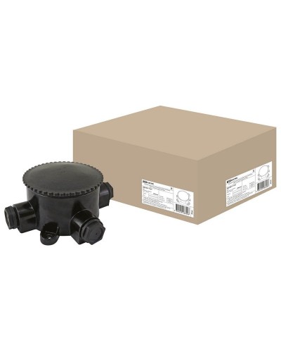 КЭМ 2-660-3 ОП D95мм IP65, 3-х рожковая (карболит) TDM (SQ1401-1101). Коробка электромонтажная. TDM ЕLECTRIC в Камышине
