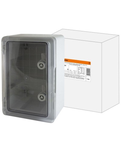 ЩМП-0-3, прозрачная крышка ABS, IP65, 400x300x170. Бокс пластиковый антивандальный. TDM ЕLECTRIC в Камышине