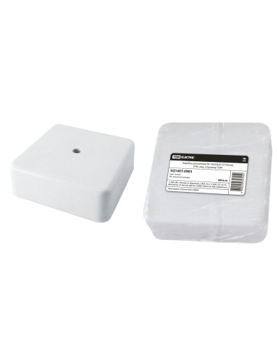 Коробка КР 50х50х20 ОП белая, IP40 (SQ1401-0901). Распаячная коробка. TDM ЕLECTRIC в Камышине