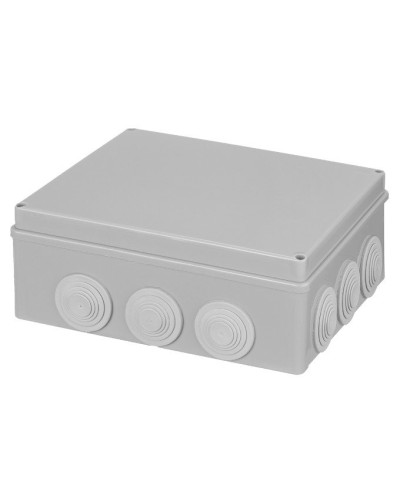 Распаячная коробка ОП 240х190х90мм, крышка, IP55, 12 гермовводов TDM (SQ1401-1143). Распаячная коробка ОП. TDM ЕLECTRIC в Камышине