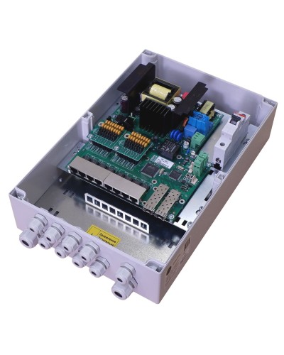 TFortis PSW-2G8F+. Коммутатор для подключения 8 камер. TFortis в Камышине
