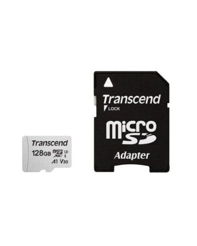 TS128GUSD300S-A. Карта памяти microSDXC, 128 ГБ, Class 10. TRANSCEND в Камышине