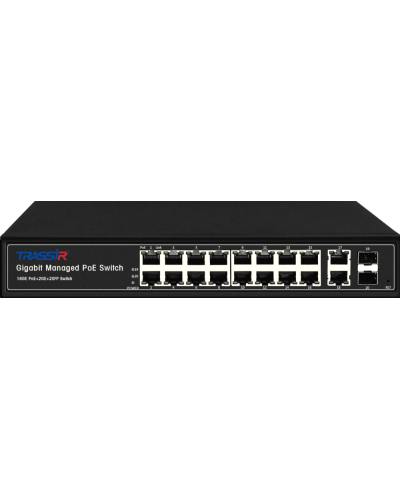 TR-NS24202S-300-16PoE. Коммутатор с PoE. Trassir в Камышине
