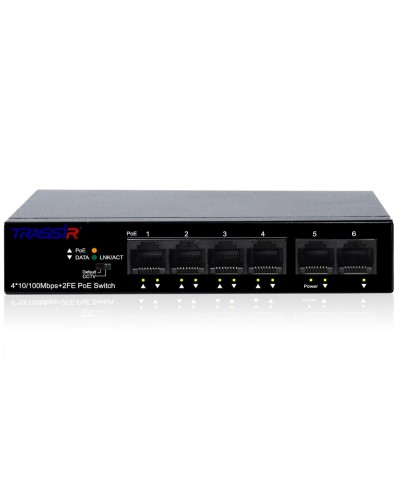 TR-NS1106-60-4POE. Коммутатор с PoE. Trassir в Камышине