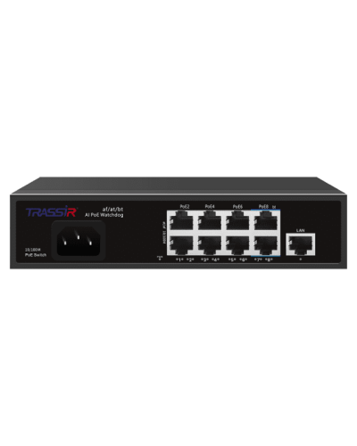TR-NS1109-120-8PoE. Коммутатор с PoE. Trassir в Камышине