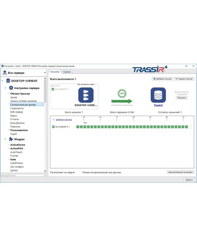 TRASSIR NetSync. Программное обеспечение для IP систем видеонаблюдения. Trassir в Камышине