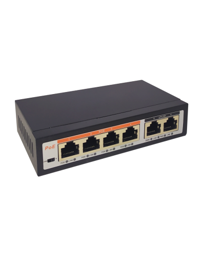 TI-204P, SIP коммутатор. Коммутатор с питанием по PoE. True-IP в Камышине
