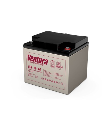 Ventura GPL 12-40. Аккумулятор герметичный свинцово-кислотный. Ventura в Камышине