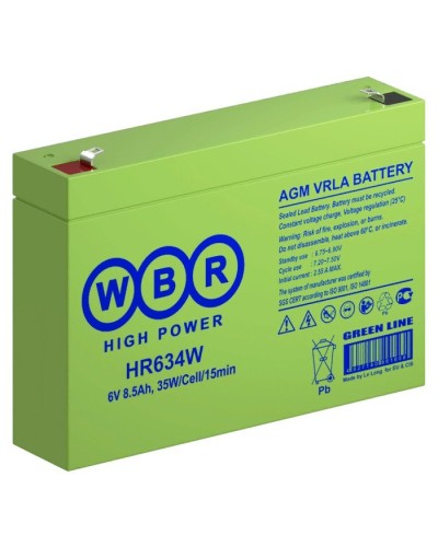 WBR HR634W. Аккумулятор герметичный свинцово-кислотный. WBR в Камышине