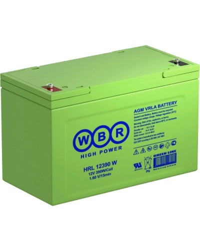 WBR HRL12390W. Аккумулятор герметичный свинцово-кислотный. WBR в Камышине
