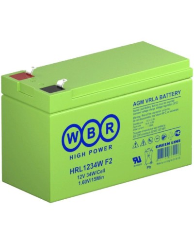 WBR HRL1234W F2. Аккумулятор герметичный свинцово-кислотный. WBR в Камышине