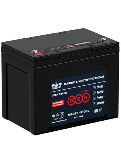 WBR MBG75-12. Аккумулятор герметичный свинцово-кислотный. WBR в Камышине