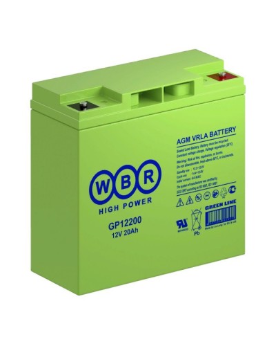 WBR GP12200. Аккумулятор герметичный свинцово-кислотный. WBR в Камышине
