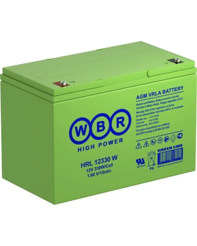 WBR HRL12330W. Аккумулятор герметичный свинцово-кислотный. WBR в Камышине
