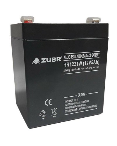 ZUBR HR 1221W (12V, 5Ah). Аккумулятор герметичный свинцово-кислотный. ZUBR в Камышине