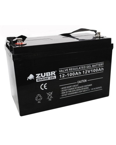 ZUBR MARINE GEL NPG 12-100 (12V, 100Ah). Аккумулятор герметичный свинцово-кислотный. ZUBR в Камышине