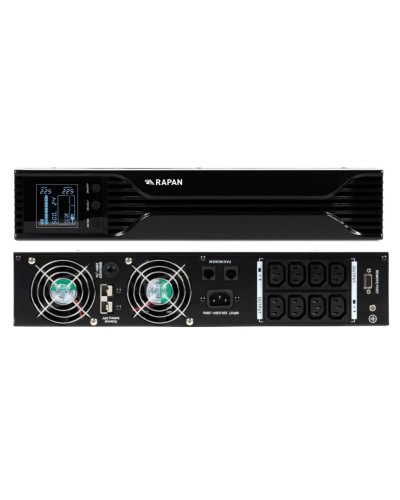 RAPAN-UPS 1000 RACK+2х9Ah (RAPAN-UPS 1000-RACK-IN-2х9-E) (8958). Бесперебойный источник питания. Бастион в Камышине
