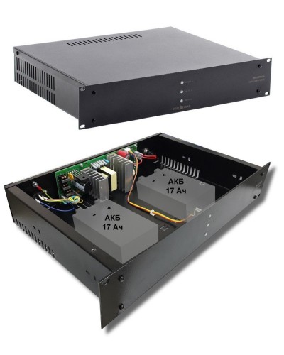 СКАТ-1200И7 RACK (СКАТ ИБП-12/5-2x17-RACK) (2142). Источник вторичного электропитания резервированный. Бастион в Камышине