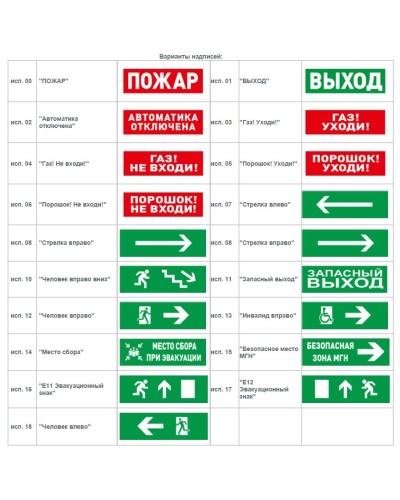 С2000-ОСТ исп.09 Человек влево-вниз. Оповещатель световой адресный. Болид в Камышине