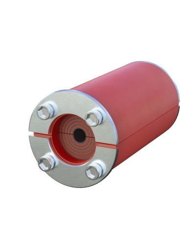Проходка круглая, нержавеющая, D50х70 мм для кабелей D10-30 мм (DXF3114): Проходка круглая, нержавеющая в Камышине