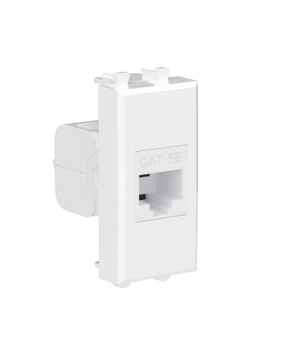 Розетка RJ-45 Avanti 1 модуль белое облако (4400661): Розетка компьютерная, без шторки модульная, кат.5е в Камышине