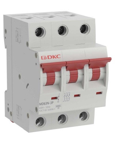 YON max MD63N 3P 32А 6кА C (MD63N-3PC32). Автоматический выключатель. ДКС в Камышине