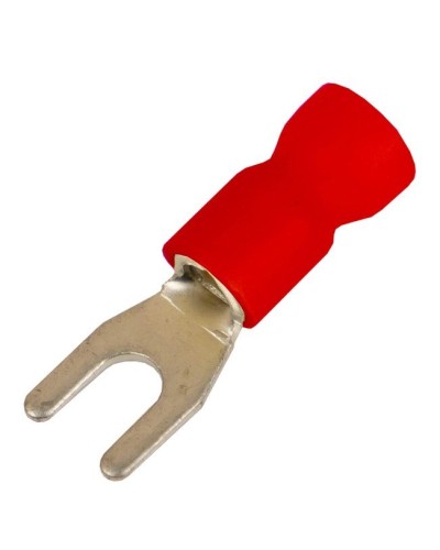 Наконечник вилочный НВИ 0,25-1,5 М4 (D4,3мм) (100 шт) (2A14P-EE-PVC). Наконечник вилочный с изолированным фланцем ПВХ. ДКС в Камышине