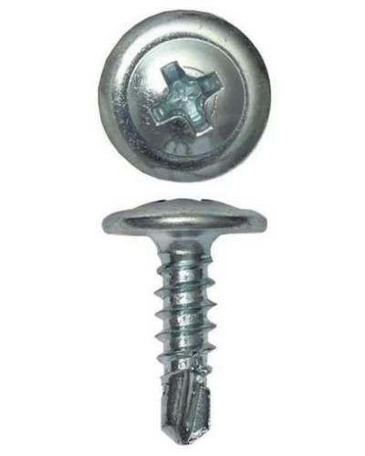 Саморез с пресс-шайбой 4.2х19 со сверлом (200 шт) (CM274019). Саморез с пресс-шайбой. ДКС в Камышине