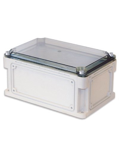 Корпус RAM box 400х200х146, высота крышки 21 мм, IP67 (542211). Корпус с фланцами и прозрачной крышкой, без монтажной платы. ДКС в Камышине