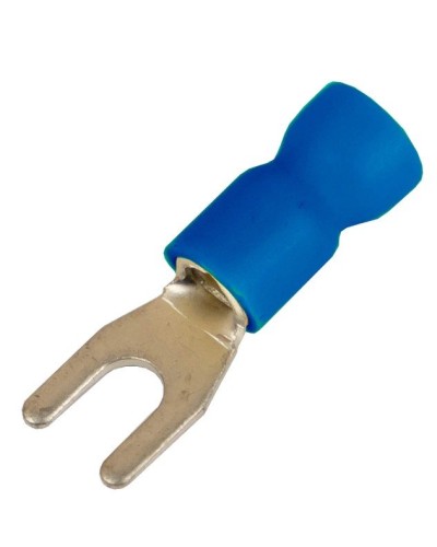 Наконечник вилочный НВИ 1,5-2,5 М3,5 (D3,7мм) (100 шт) (2B135P-EE-PVC). Наконечник вилочный с изолированным фланцем ПВХ. ДКС в Камышине