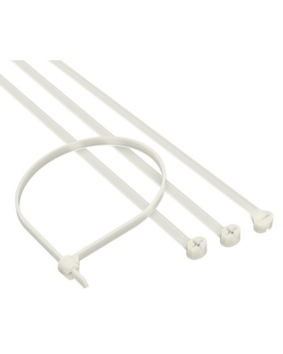 Хомут 3,6x300 P6.6, белый (100шт) (21210SR): Хомут с двойным замком в Камышине