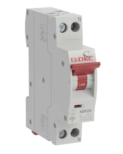 YON max MDR, 1P+N, 10mA, 20A, 6kA, А (MDR32N-1N1C20-A). Компактный автоматический выключатель дифференциального тока. ДКС в Камышине