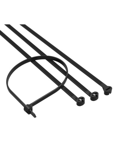 Хомут 4,8x200 P6.6, черный (100шт) (21315SR): Хомут с двойным замком в Камышине