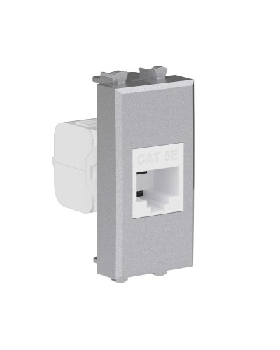 Розетка RJ-45, кат.5E, Avanti, 1 модуль, закаленная сталь (4404661): Розетка компьютерная модульная в Камышине