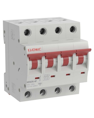 YON max MD63N 4P 10А 6кА C (MD63N-4PC10). Автоматический выключатель. ДКС в Камышине