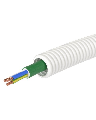 Труба ПЛЛ D20 + ППГнг(А)-HF 3х1,5 (ГОСТ+) (8L82050HF). Гофрошланг с кабелем. ДКС в Камышине