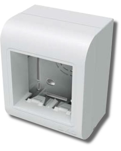 Коробка монтажная PDM под 2 модуля 45х45 мм (10013): Коробка монтажная в Камышине