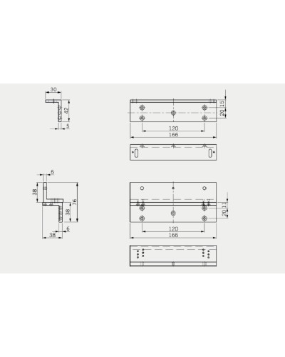 L+Z кронштейн для EMC 1200 ALH. L+Z кронштейн для EMC 1200 ALH. dormakaba в Камышине