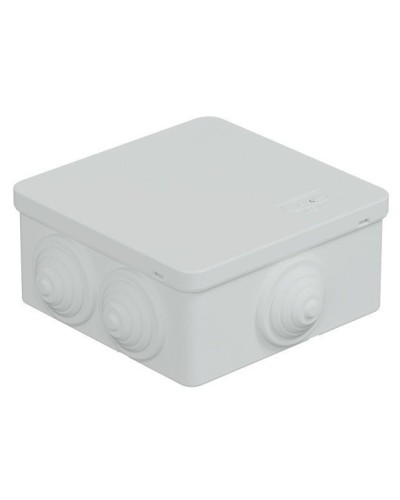 Коробка JBS101 100х100х55, 6 вых., IP55, белая (44037W-1). Коробка монтажная. Экопласт в Камышине