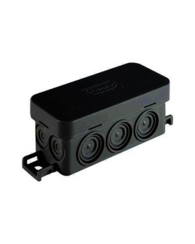 Коробка JBL090 90х42х40, 10 вых., IP55, черная (44055BL-1). Коробка монтажная. Экопласт в Камышине
